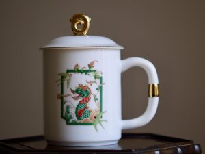Gorgeous Dragon Design Dehua Blanc De Chine Cup|﻿ Ceramitique