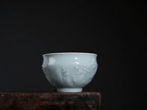 Celadon Sculpture Gongfu Teacup Ceramitique